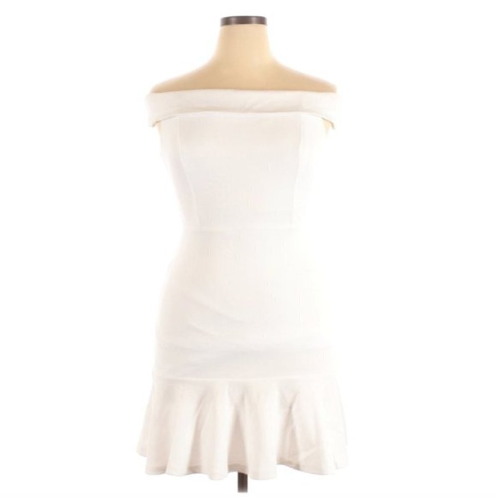 NWT A.B.S. Collection Off Shoulder Mini Dress 10